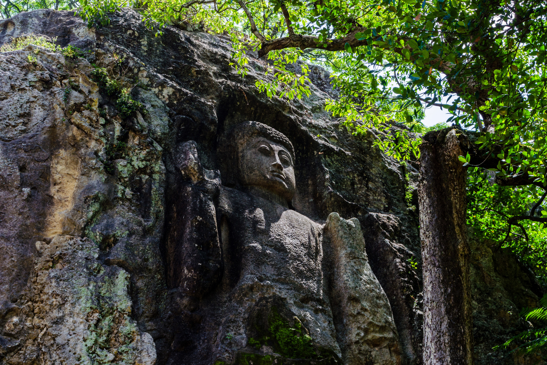 The Buddha Statue at Dhowa Rock Temple.