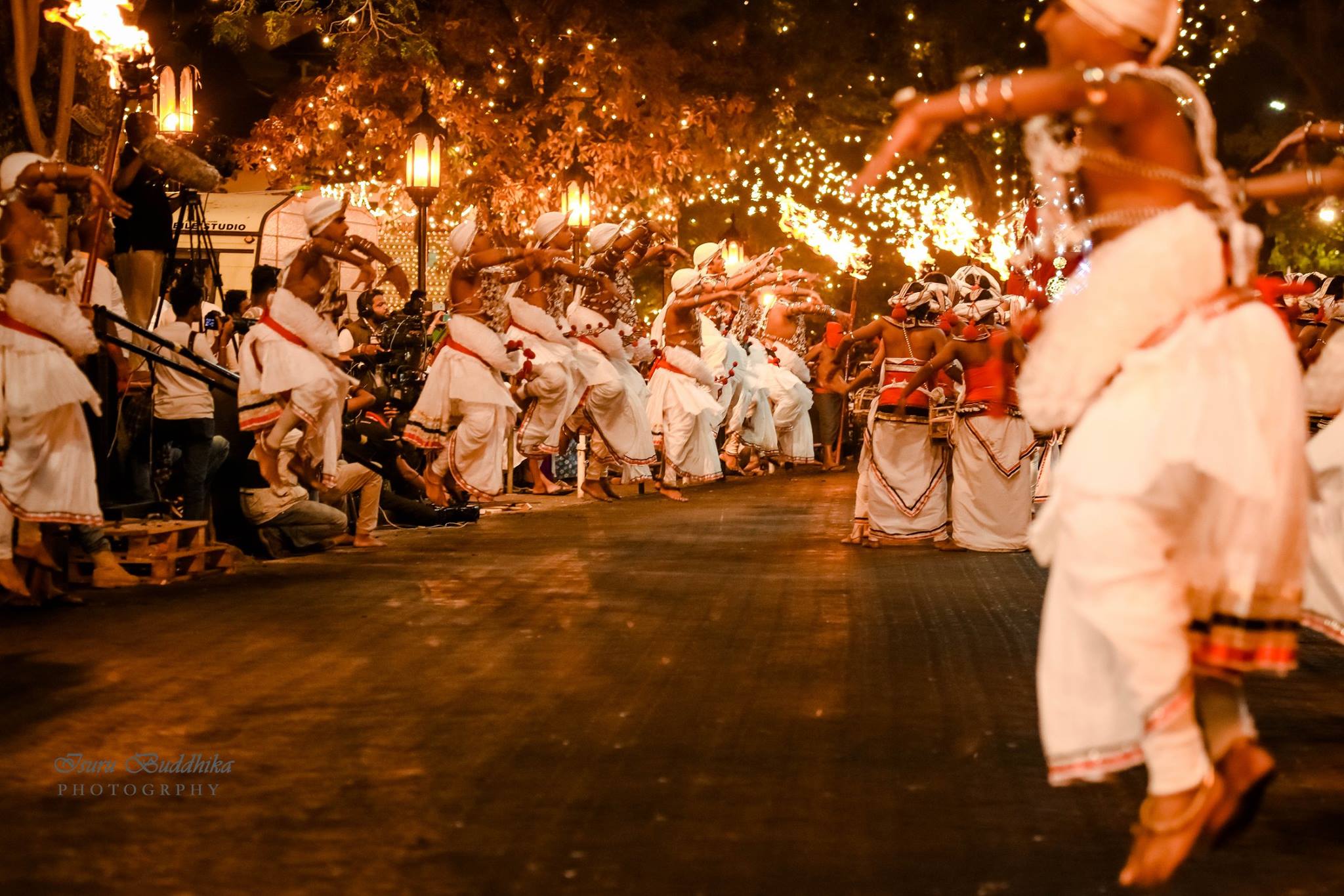 Performers at the Esala Perahera in Kandy, Sri Lanka