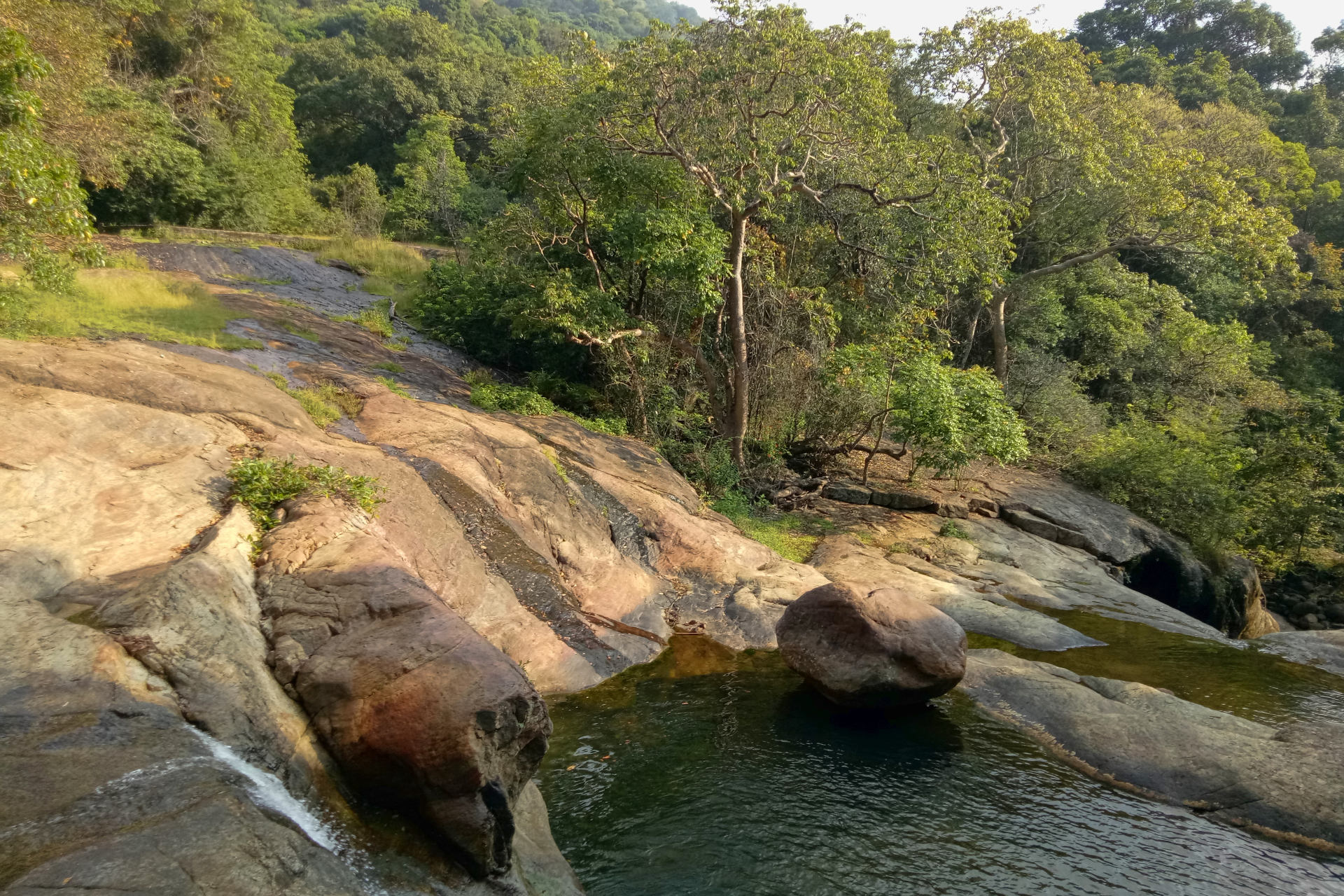 A bathing spot in heen ganga, in Meemure, Sri Lanka